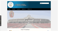Desktop Screenshot of damasguadalupanas.org