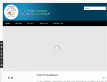 Tablet Screenshot of damasguadalupanas.org